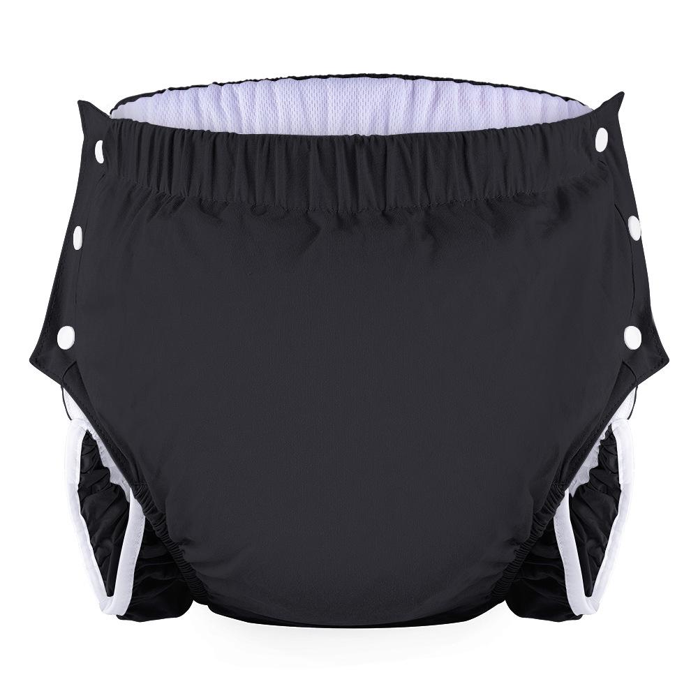 Leak-Proof Elderly Incontinence Underwear - Washable Pure Cotton Adult Diapers