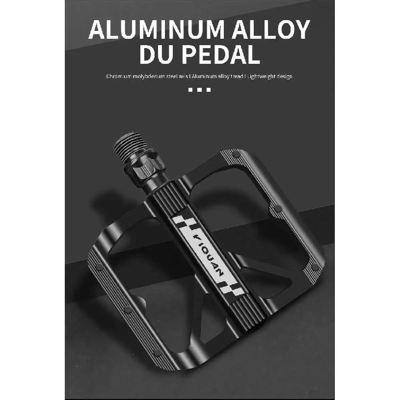 ESLNF Mountain Road Aluminum Alloy Double DU Widened Nail Anti-Slip Pedal Mtb Pedals Bicycle Accessories
