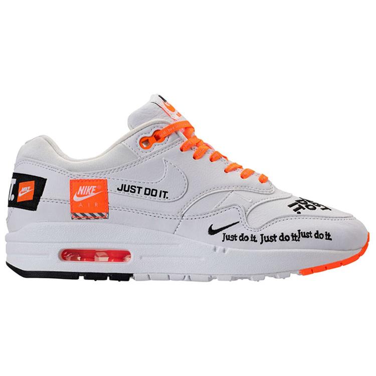 New Nike Air Max 1 Just Do It White Women's 917691-100
