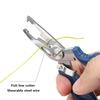 Fishing pliers, fishing line cutter, scissors, mini fishing hook remover, multifunctional tool, outdoor bass fishing line
