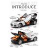 1/24 Bugatti Atlantic Luxus-Sportwagen Legierungsmodell, Simulierter Ton und Licht, Bemalte Innenausstattung, Restaurierte Details, Schreibtisch-Dekorationen