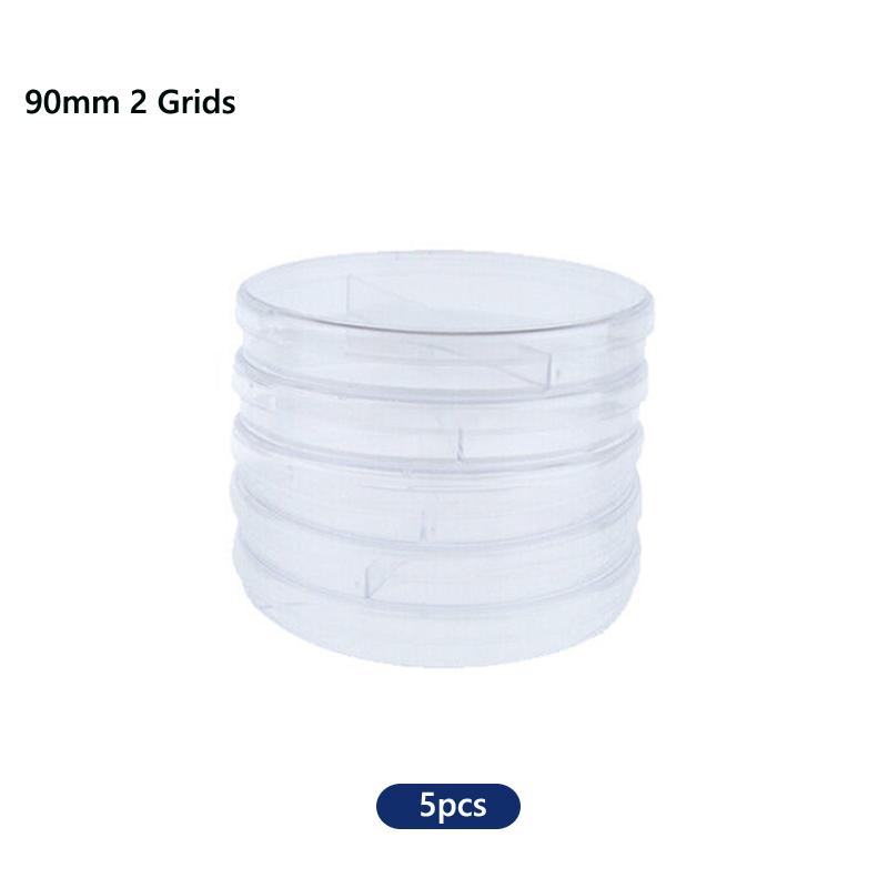 5-10pcs Plastic Petri Dishes 35-90mm Cell Culture Dish High Temp Resistant with 10 Plastic Transfer Pipettes 3ml