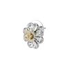 CHANEL four-leaf clover logo exquisite earrings women's silver