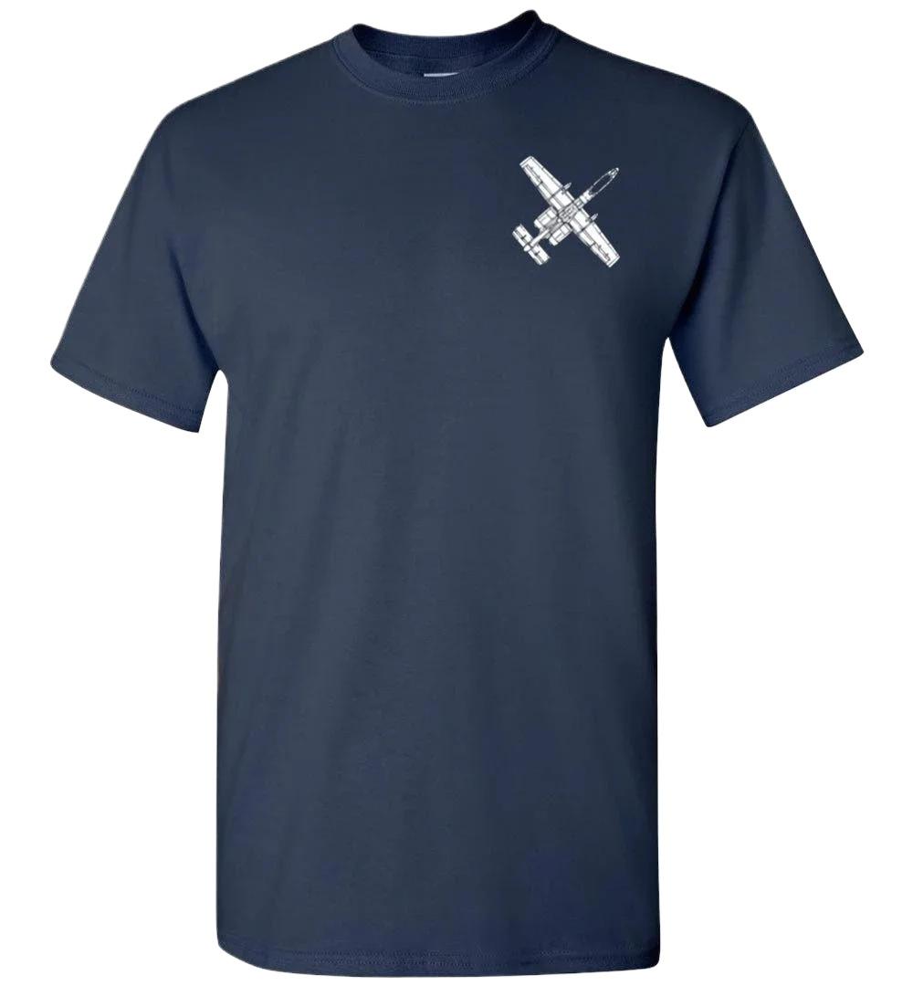 

US Air Force A10 Thunderbolt II Warthog Attack Aircraft TShirt 100 Cotton ONeck Short Sleeve Casual Mens Tshirt Size S3XL 4XL