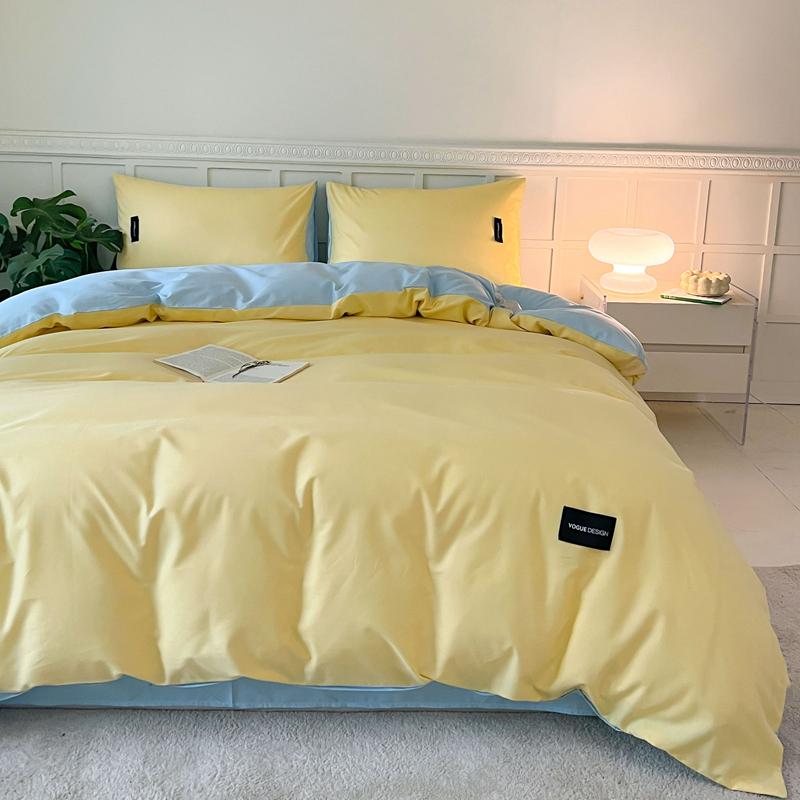 White Bedding Comforter Set with Pillowcase Bed Sheet Single Full Size Bed Linen Duvet Cover Set Queen/King Double Single Bed