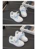 Girls' Leather Spring Bowknot Sneakers - White, Big Kids, Student-Friendly