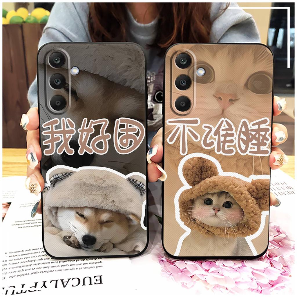TPU Back Cover Phone Case For Samsung Galaxy M56 5G/SM-M566B Anti-knock Soft case Durable Graffiti Couple Phone Pouch