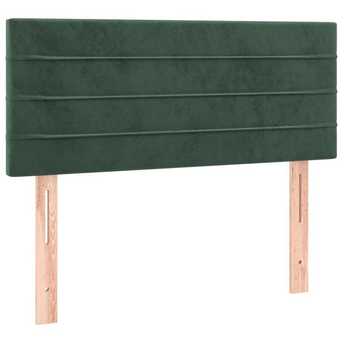VidaXL Headboard Bedroom Furniture Single Bed Accessory Headboard Bed Frame Interior Dark Green 346141