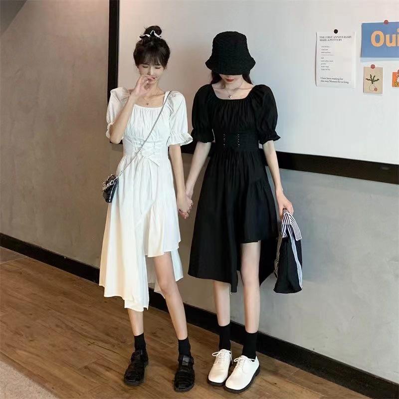2024 Frühjahr/Sommer Damen Feenkleid mit Blasenärmeln