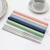 Stainless Steel Chopsticks Household Round Metal Chop Sticks Japanese Sushi Food Stick Kitchen Tableware Cutlery Sets
