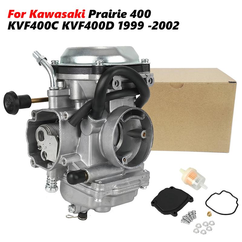 Carburetor Carb For Kawasaki Prairie 400 KVF400C KVF400D 1999 -2002 ATV Quad Parts Carb Air Intake & Fuel Delivery Accessories