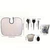 9Pcs/Set Hairdressing Brushes Bowl Comb Clips Salon Hair Color Dye Tint Tool Set Hair Coloring Bleaching Dye Diy Tools