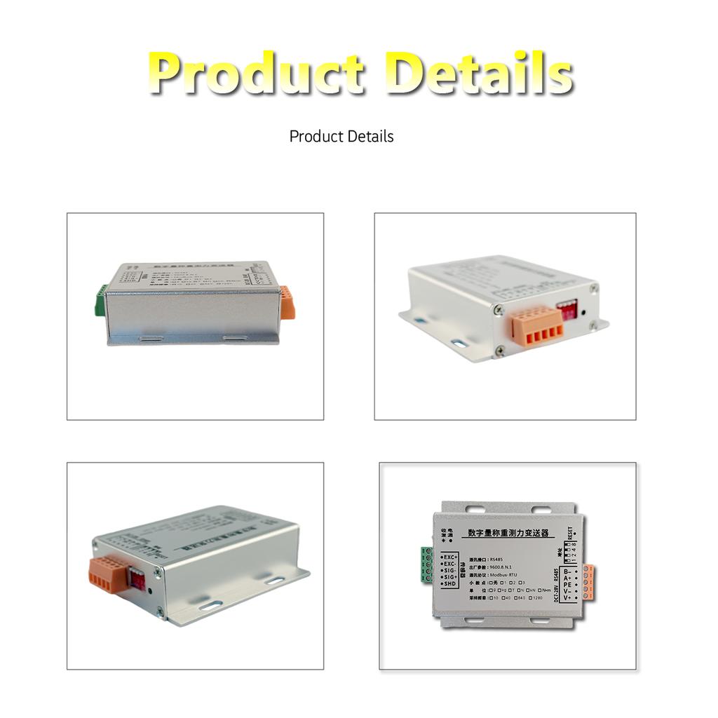 Miniature Load Cell with RS485 Digital Transmitter Modbus-RTU Output High Precision Pressure Sensor 500kg 1000kg 2000kg