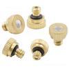 2/3/4PCS Brass High Quality Long-lasting Low Pressure Spray Atomizing Nozzle Humidifier High Performance Cooling Durable