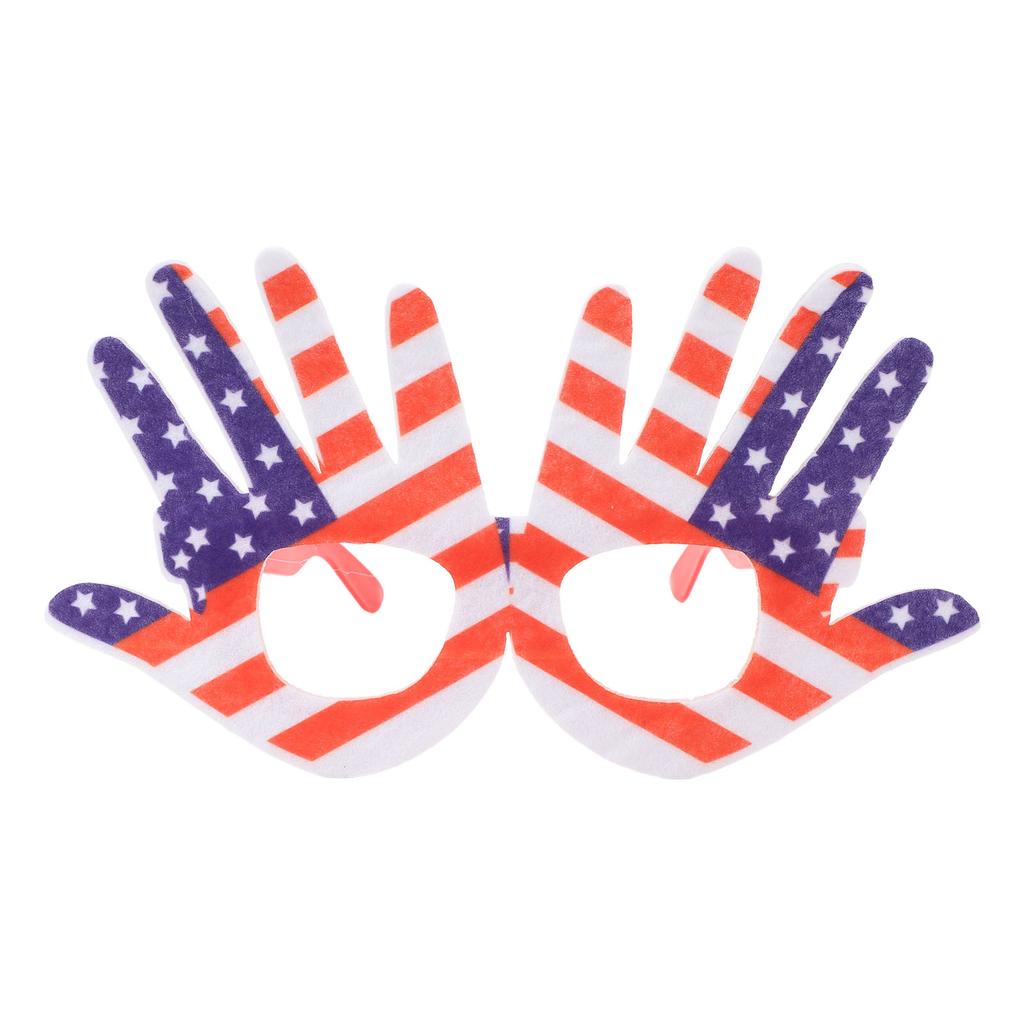 6PCS 4th of July Glasses Patriotic Decorations Accessories American Flag Sunglasses Independence Day Party Favors Red White Blue