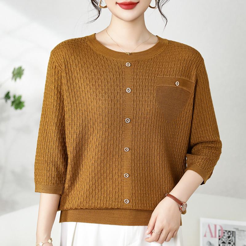 QingHe Cashmere Women's 30% Cashmere Sweater - Soft & Warm Wool Blend Pullover