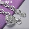 CHSHINE 925 Sterling Silver Hollow Heart Bracelet For Women Wedding Fashion High Quality Jewelry