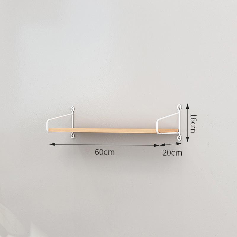 Modern Wall Bookshelf: Simple Multi-Layer Nordic Storage Rack