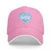 Style Retro Blue Heart Baseball Cap Luxury  Snapback  Vintage Gentleman Hat S Male Womens
