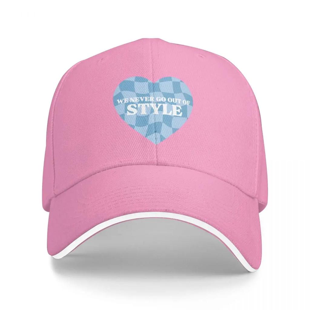 Style Retro Blue Heart Baseball Cap Luxury Snapback Vintage Gentleman Hat S Male Womens