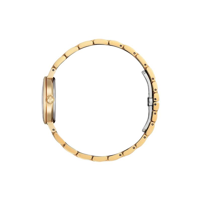 Citizen L-Serie Huayu Fengyin Serie 50 Meter wasserdicht Leichtes Quarz-Stahlarmband Damenarmband grünes Zifferblatt EM0993-82Z