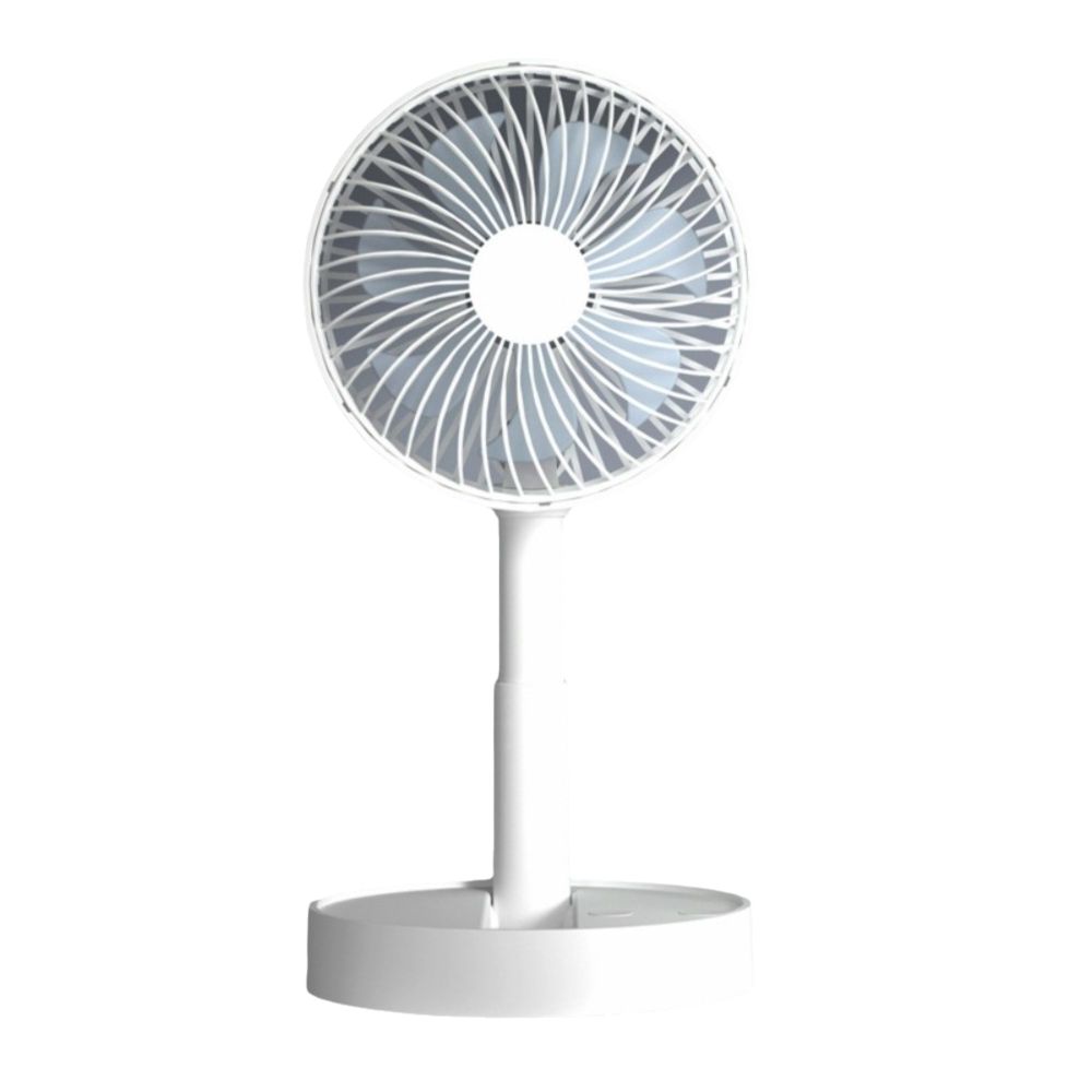 4-stufig verstellbarer Schreibtisch-Tischventilator 3600mAh/1800mAh Tragbarer wiederaufladbarer Ventilator für den Außenbereich