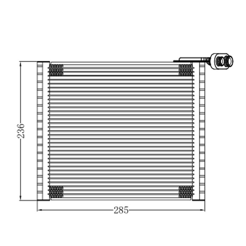 FMM A/C AC Evaporator for TOYOTA COROLLA RAV4 HIACE HILUX VIGO 1010201 8850102220 TEM288945 2733352 88501-26210 8850112620