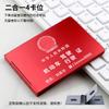 Motor vehicle driver's license cover, card pack, aluminum alloy driving license cover, ultra-thin new model