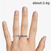 Classic Copper Alloy Zircon Ring Ladies Jewelry Wedding Promise Party Gift