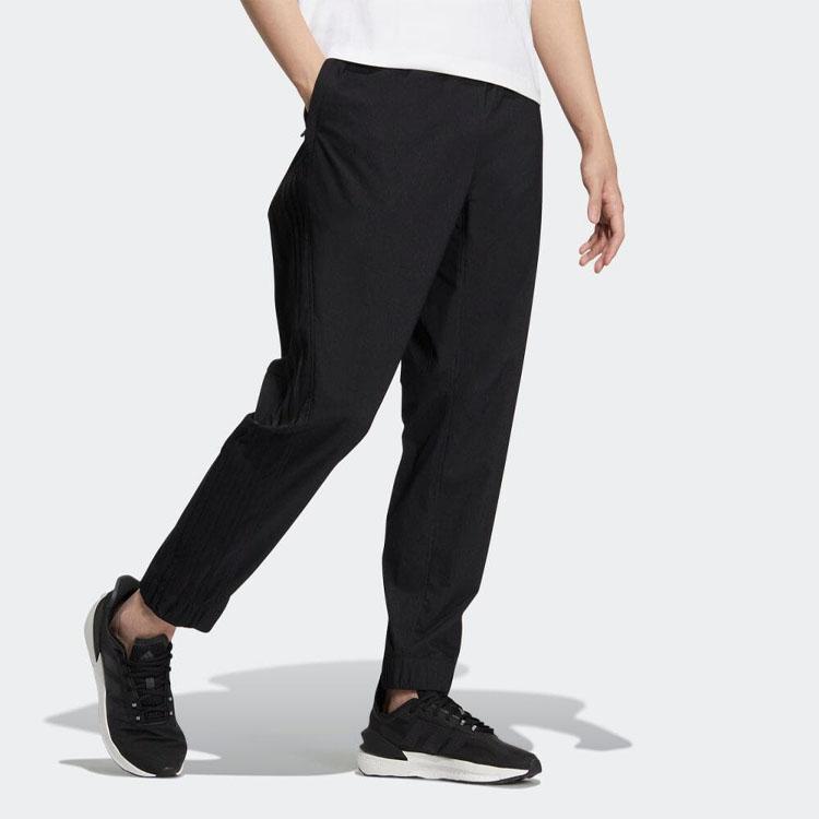 Adidas Solid Jogger Pants Men Bottoms Black IA9395