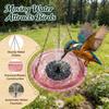 Outdoor Hanging Bird Bath with Solar Fountain Hanging Solar Bird Bath Fountain for Outdoor Garden Backyard Patio Lawn