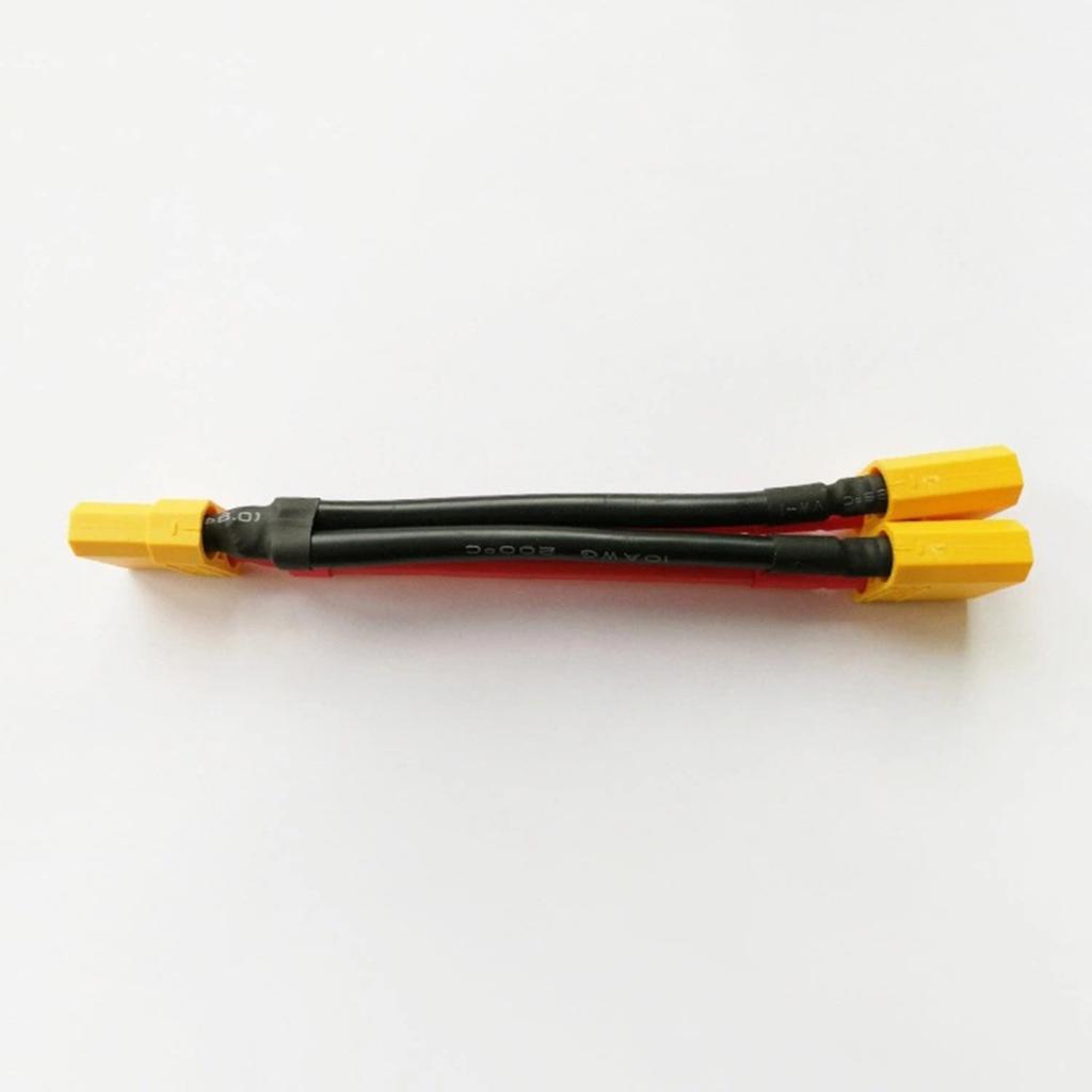 XT90 Parallel Adapter--1 Female to 2 Males 12, 10 AWG XT90 Parallel Adapter--1 Female to 2 Males 12, 10 AWG