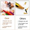 16 Pack Handheld Metal Pencil Sharpener with 2 Holes - Aluminum Alloy Sharpener for Standard Size Pencils
