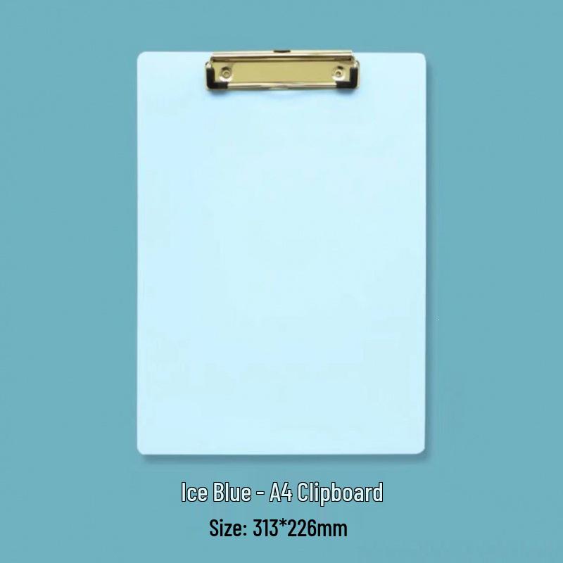 A4 Plastic Clipboard and Document Holder Set - A5 Writing Board, A6 Receipt Order Pad 