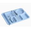 Dinner Plate Straw Lunch Snacks Dish Spoon Chopsticks Set
