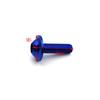 10/100 Piezas M6 X 20 mm Negro Rojo Azul Dorado Aluminio Anodizado Tornillos de Carenado Tornillos de Tornillo para Motocicleta