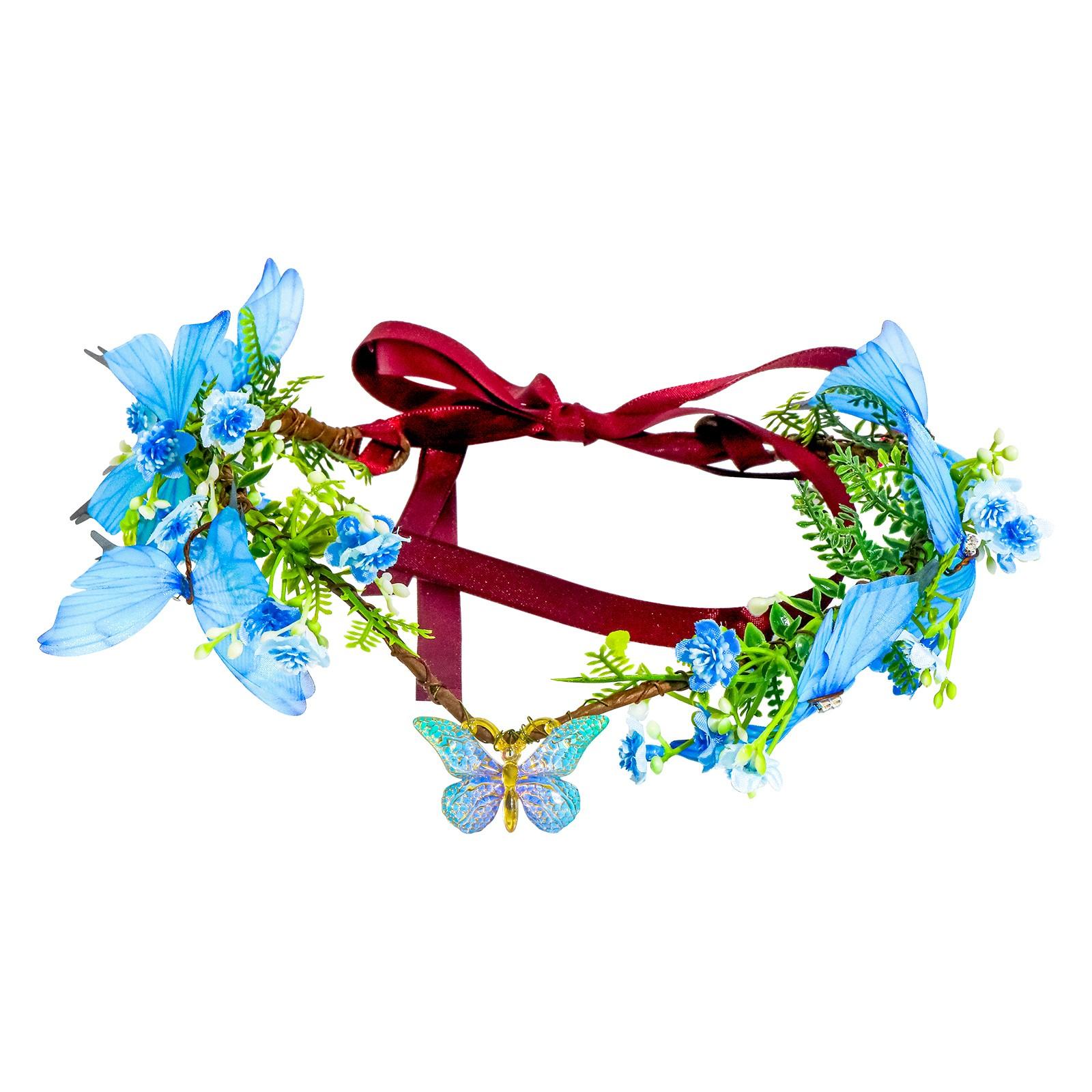 

Butterfly Flower Headwear, Decorative Headwear Style One Size