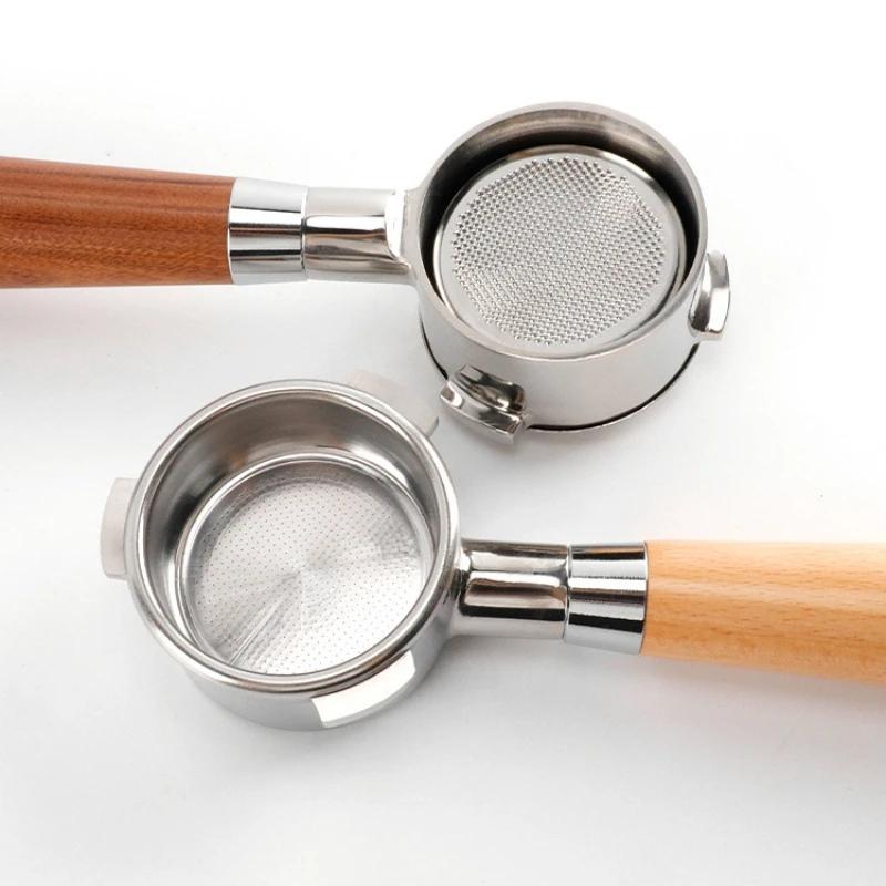 5154mm Coffee Bottomless Portafilter For Delonghi EC680 EC310 Replacement Filter Basket Espresso Machine Handle Cafe Accessories