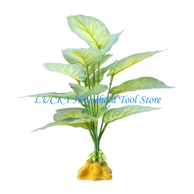 

J0MC Pet Reptiles Corner Plant Landscaping for Amphibian Bearded Dragon Lizards