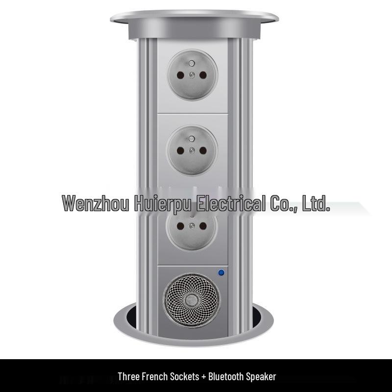SJ Automatic Pop-Up Kitchen Island Power Socket