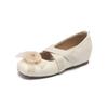 Augustine Single Shoes Women's 2025 New Summer Wear Flat Mary Jane Women's Shoes with Skirts Camellia Sandals