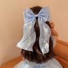 Mesh Bow Hair Clip Women Sweet Ponytail Cute Spring Clips Fashion Hair Accessories