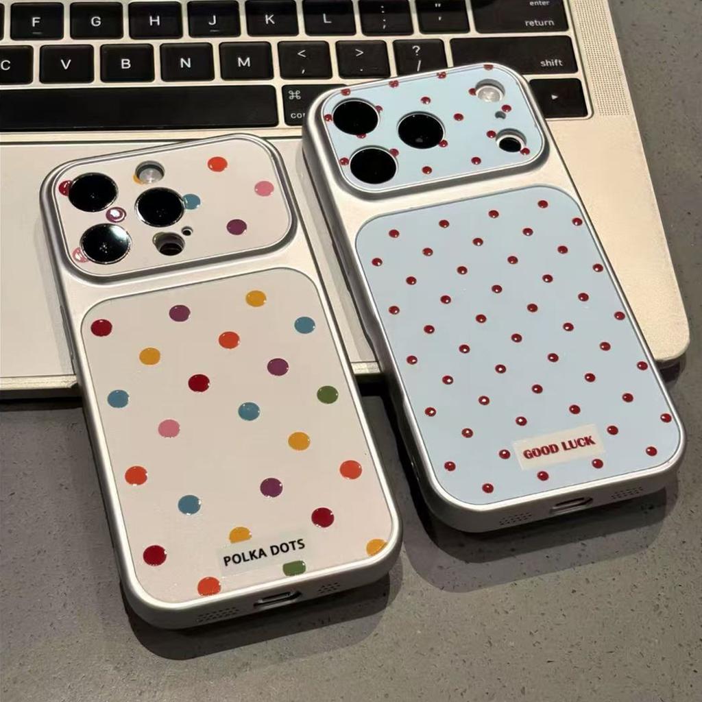 Color Polka Dots Are Suitable for Apple 11promax Mobile Phone Case 11 Simple and Creative Huawei P11 Xiaomi 11vivo