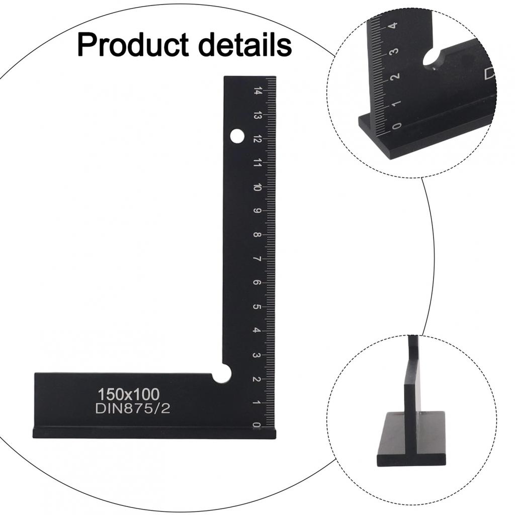 Engineer's Square Right Angle Square Woodworking Ruler