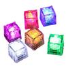12Pcs LED Light Liquid-Activated Color Changing Ice Cubes Multi-Color 7-Color LED Ice Cubes Food Grade Party Wedding Bar Drink Lights