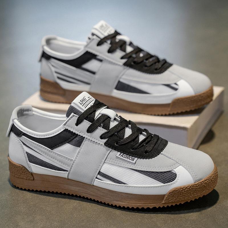 Sommer atmungsaktive Herrenschuhe lässig vielseitig täglich Forrest Gump Schuhe Mode hoher Sinn Internet-Berühmtheit gleiche Farbabstimmung bequem trendig