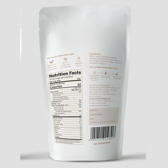 The Divine Foods | Organic Palm Milk Latte (Palymara Palm Candy Milk Mix - Panakarkandu Paal) (500 gm)