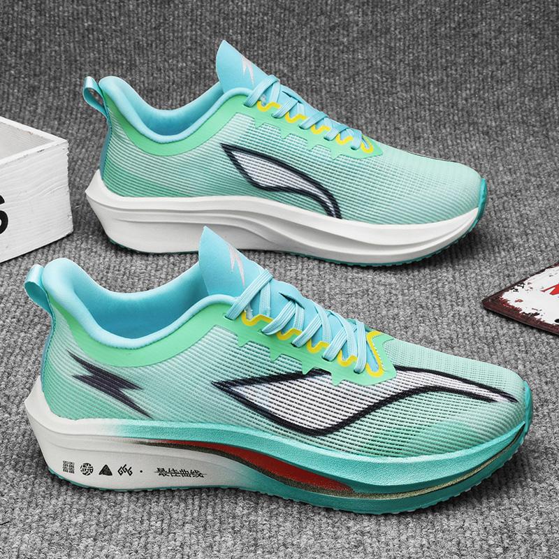 Summer Breathable Ultra-Light Cushioning Student Sports Shoes Racing Training Professional Running Shoes for Men