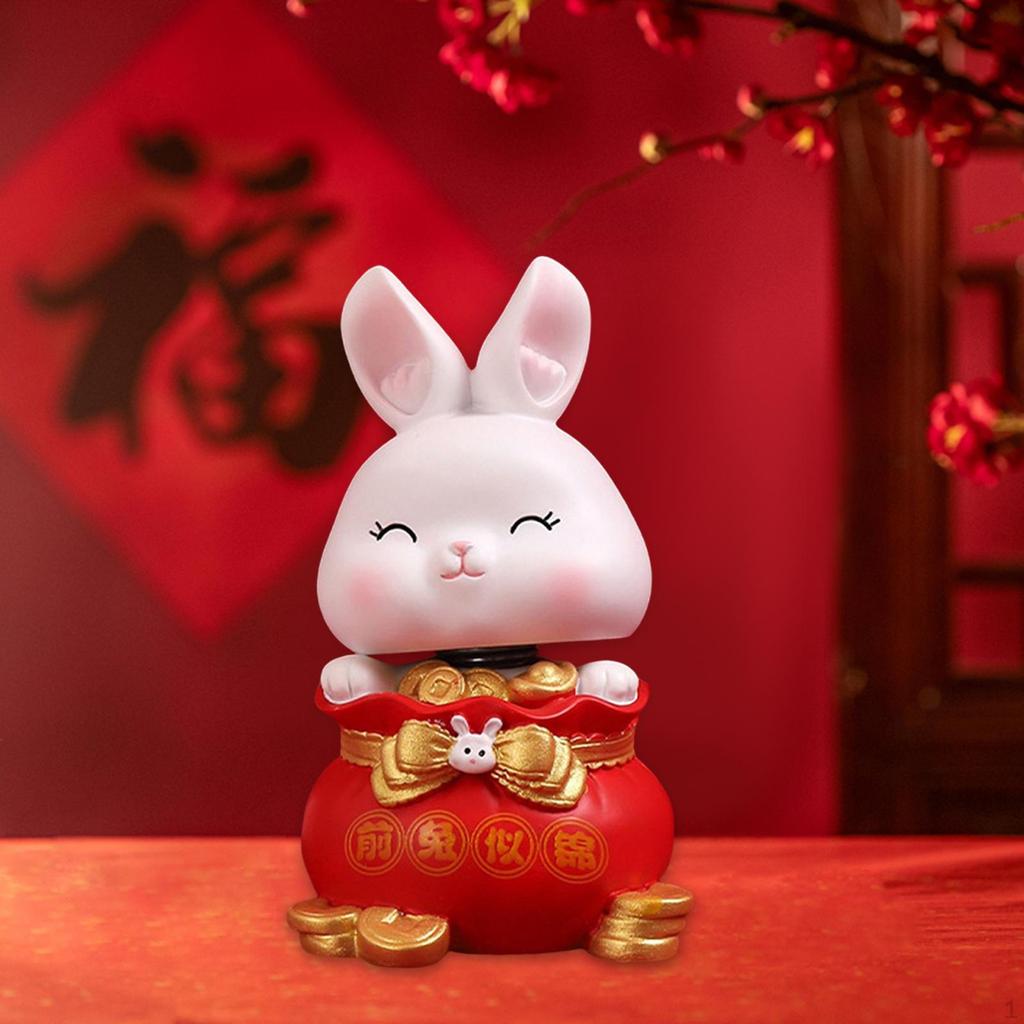 Bunny Figurine Set for Home Decor and Gift Giving