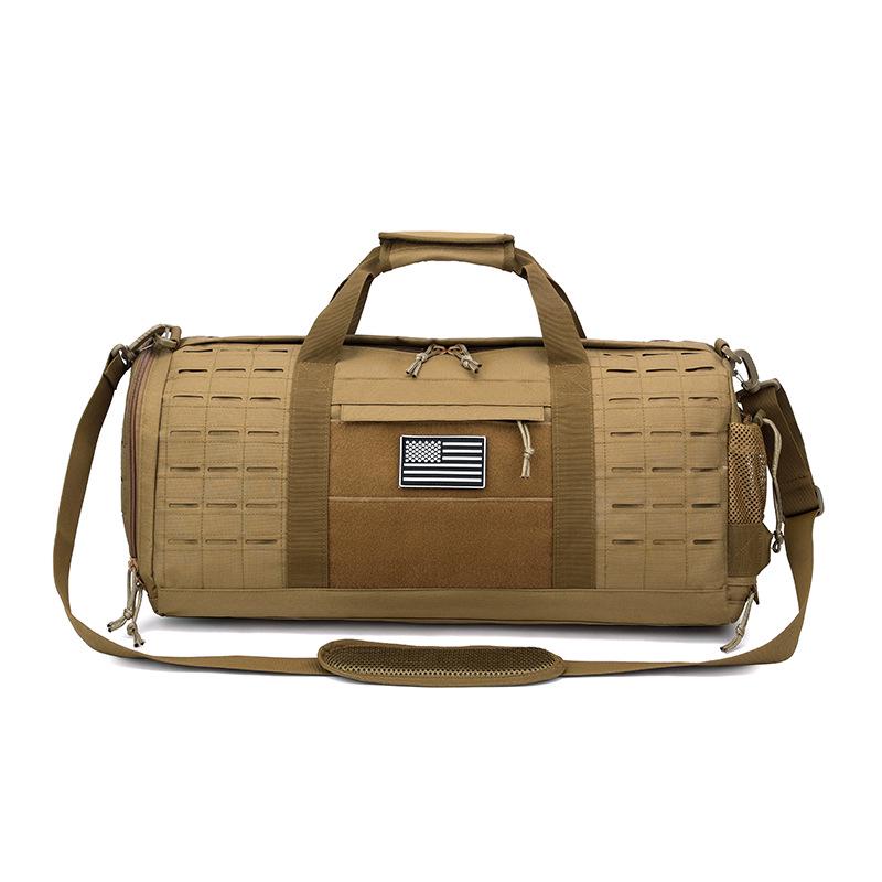 Unisex Large-Capacity Sports Shoulder Bag with Shoe Compartment - Gym, Travel, and Fitness Handbag